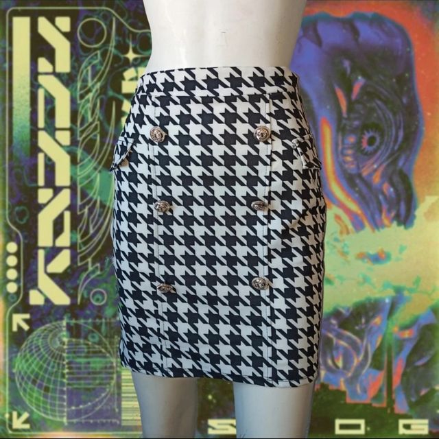 Falda Estampado Houndstooth