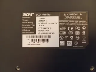 Pantalla LCD Acer 47x30 cm