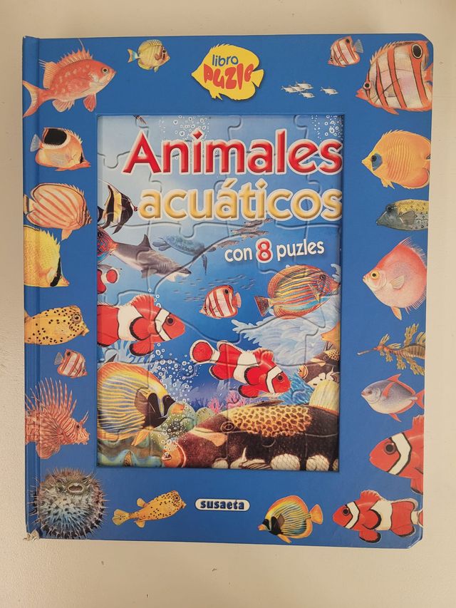 Animales acuáticos (Libro puzle)