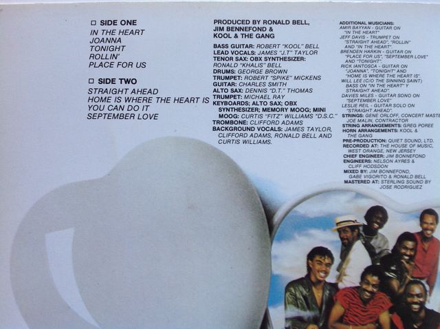 Vinile LP: In the Heart di Kool & The Gang in buono stato