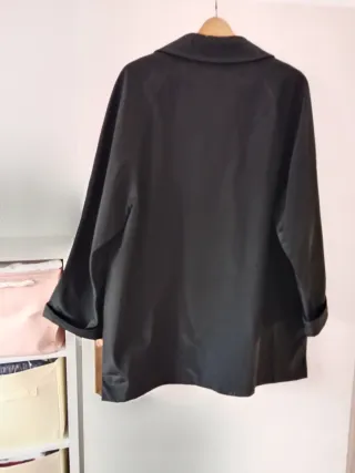 Chaqueta Gabardina Señora Negra Talla M