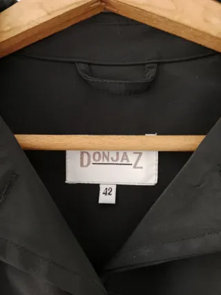 Chaqueta Gabardina Señora Negra Talla M