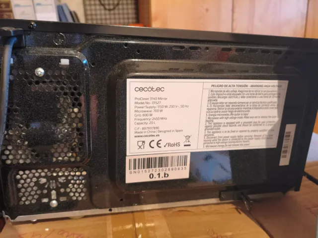 Microondas Cecotec 3140 ProClean