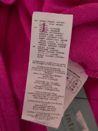 Maglia Intimissimi cashmere modal elasten rosa S M