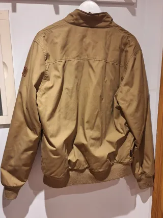 Abrigo beige/marrón Element talla M