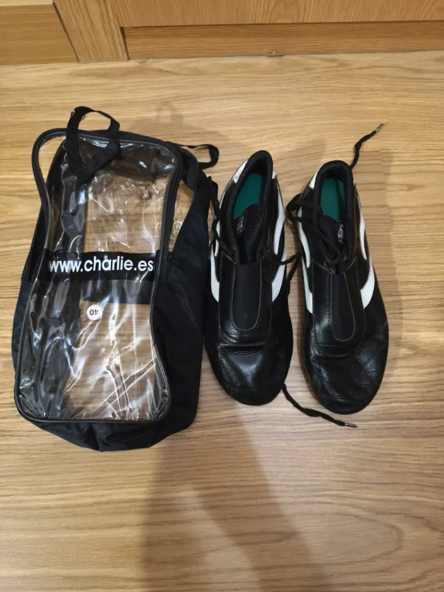 Zapatillas Boxeo Charlie Talla 40 + Bolsa