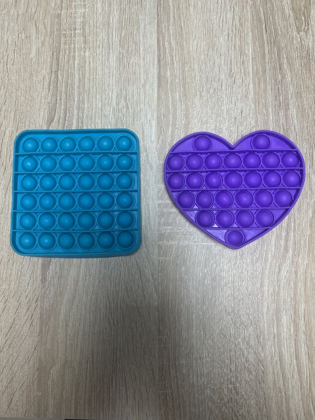 Pop It Corazón y Cuadrado