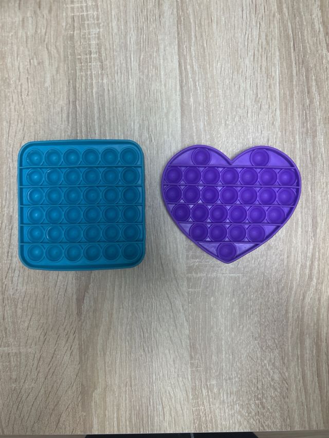 Pop It Corazón y Cuadrado