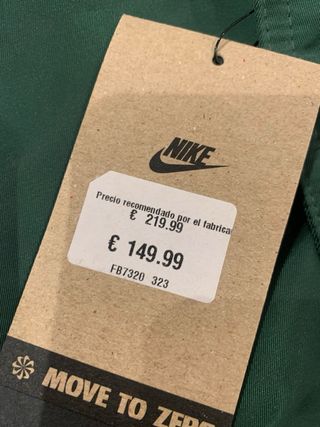 Abrigo Parka Nike Verde