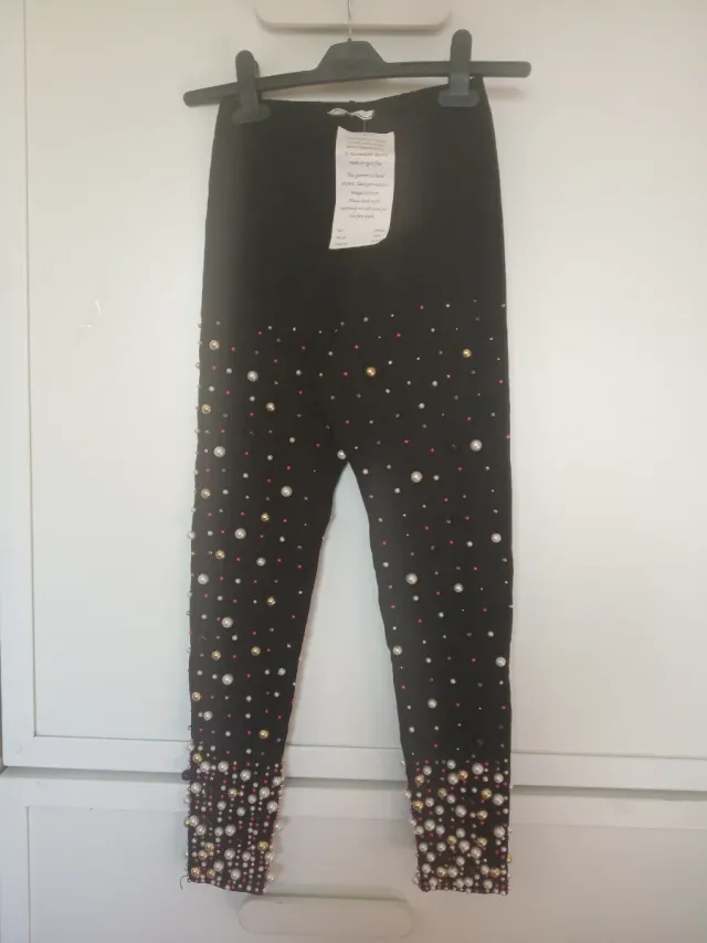 Leggings fiesta con pedrería