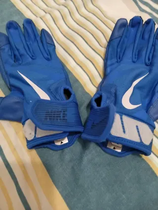 Guantes de fútbol Nike Azules
