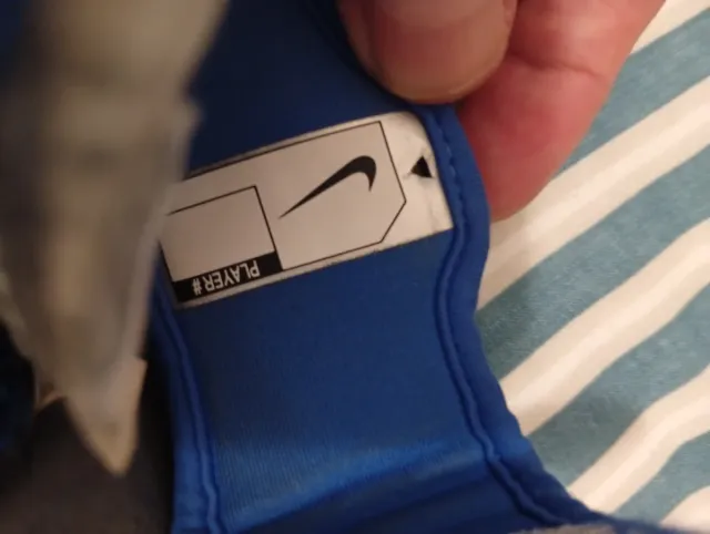 Guantes de fútbol Nike Azules