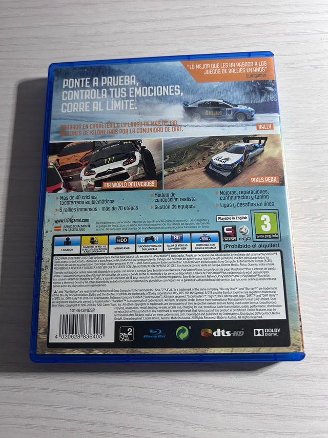 Dirt Rally PS4