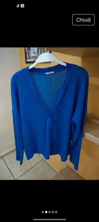 Maglia Intimissimi cashmere modal blu M