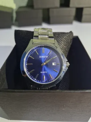 Reloj XINEW Elegante Azul y Plateado