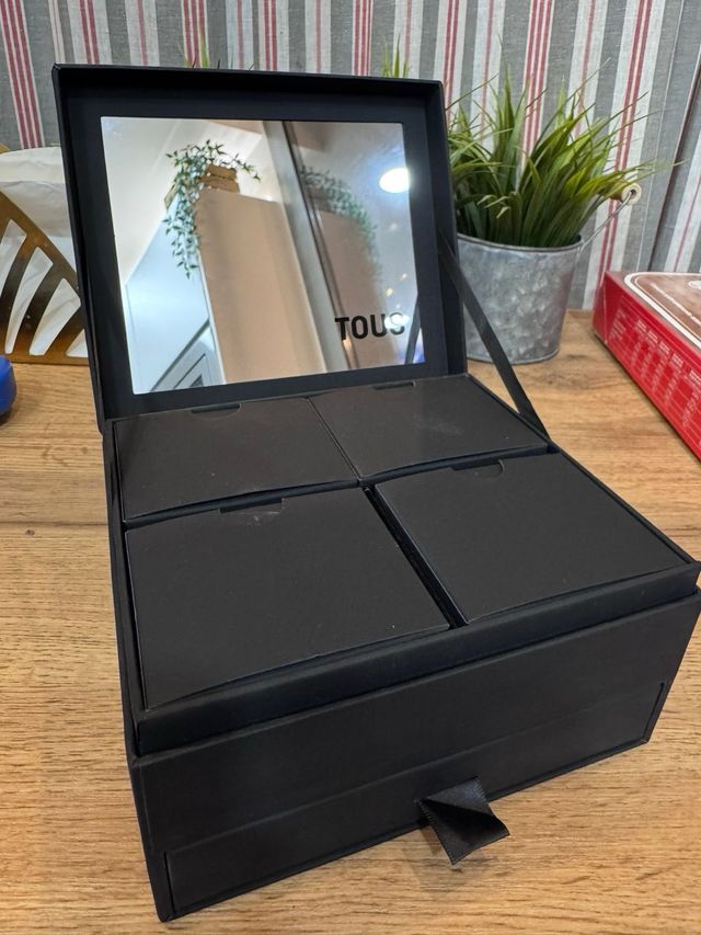 Estuche Organizador Joyas TOUS Negro Nuevo