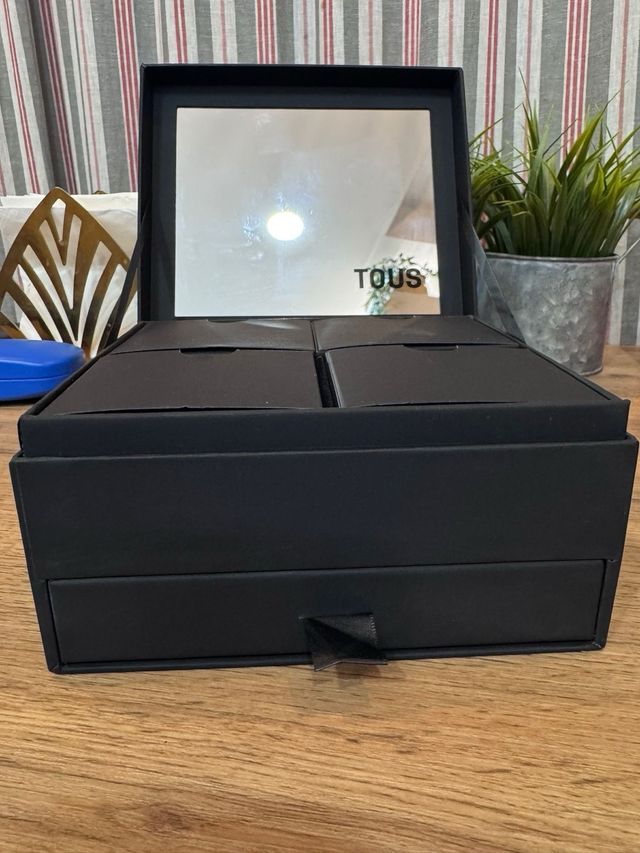 Estuche Organizador Joyas TOUS Negro Nuevo