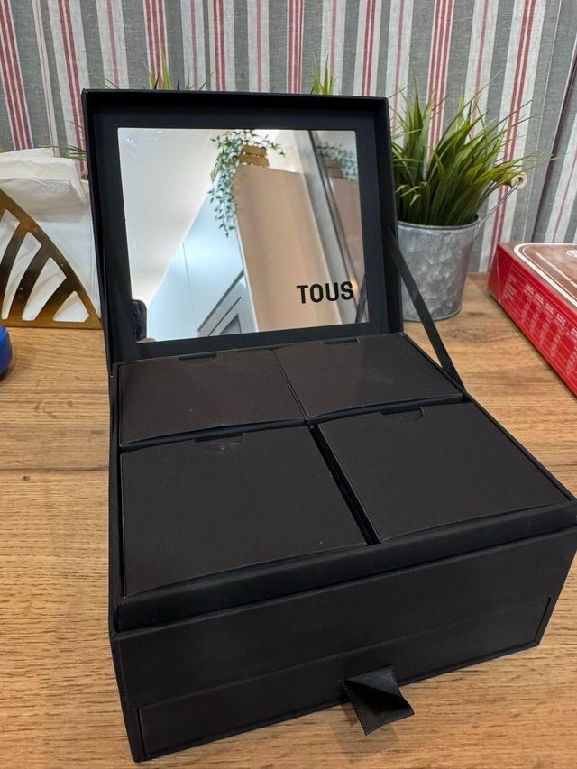 Estuche Organizador Joyas TOUS Negro Nuevo