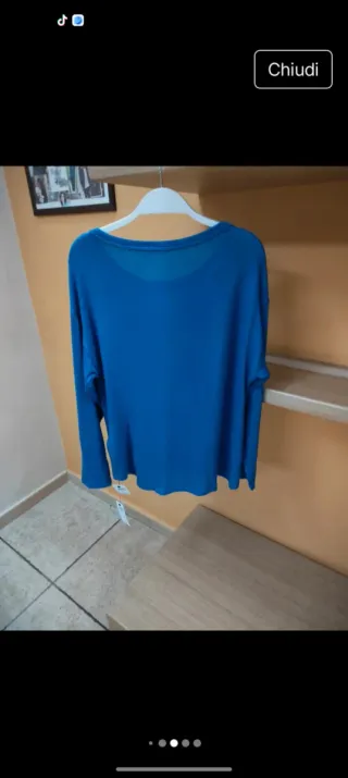 Maglia Intimissimi cashmere modal blu M