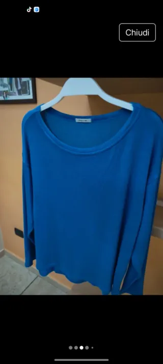 Maglia Intimissimi cashmere modal blu M