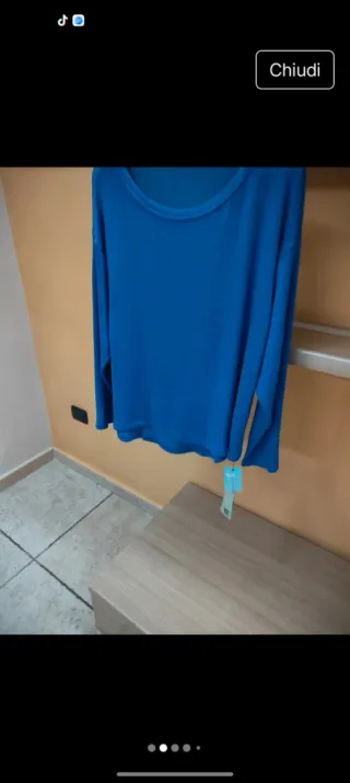 Maglia Intimissimi cashmere modal blu M