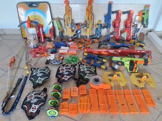 Lote Nerf y Accesorios