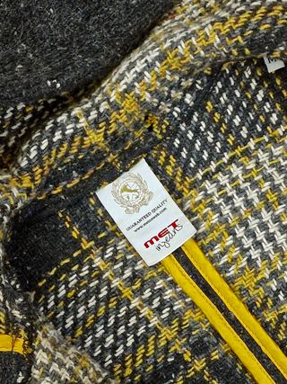 Cappotto MET donna taglia M lana cappuccio