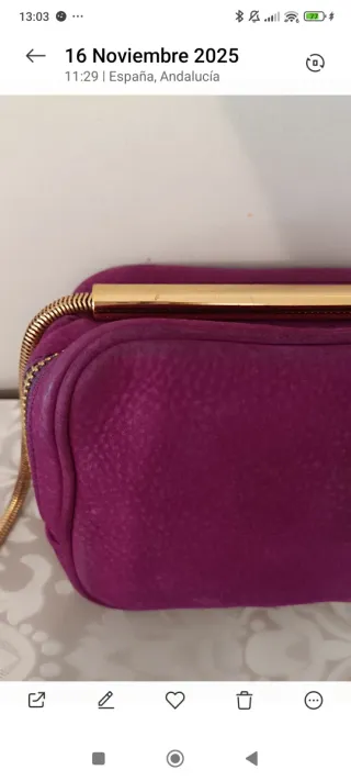 Bolsito BIMBA y LOLA piel