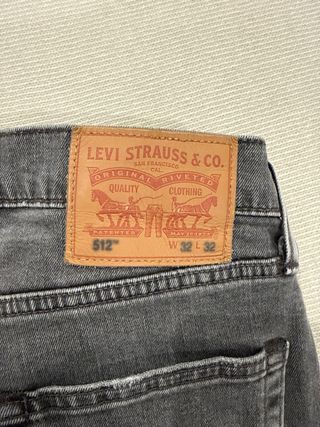 Levi's 512 Gris