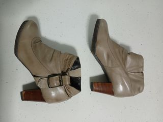 Botines piel T/39 seminuevos