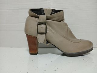 Botines piel T/39 seminuevos
