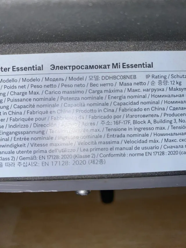 Patinete Eléctrico Xiaomi
