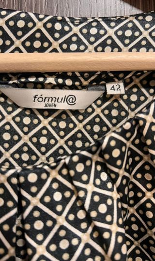 Blusa de raso estampada