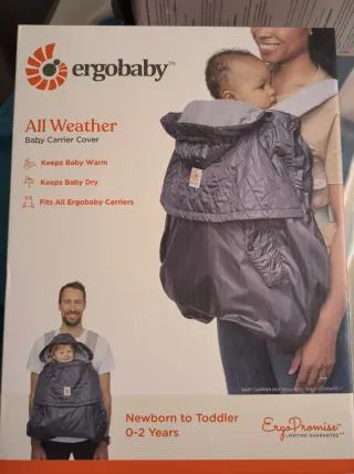 Mochila Ergobaby Omni Breeze + Funda Impermeable