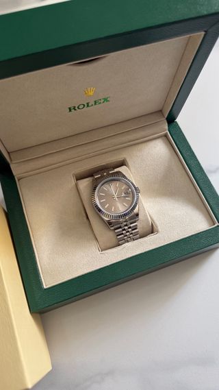 Rolex Datejust Plata