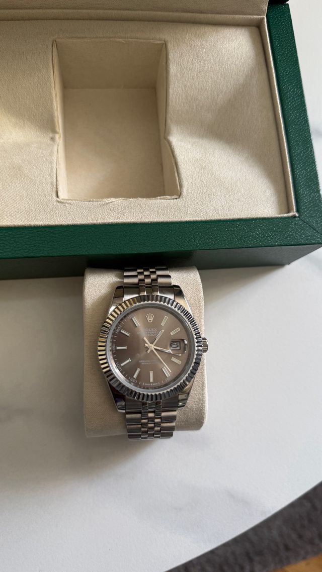 Rolex Datejust Plata