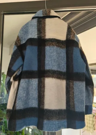 Sobrecamisa Zara cuadros XS overside