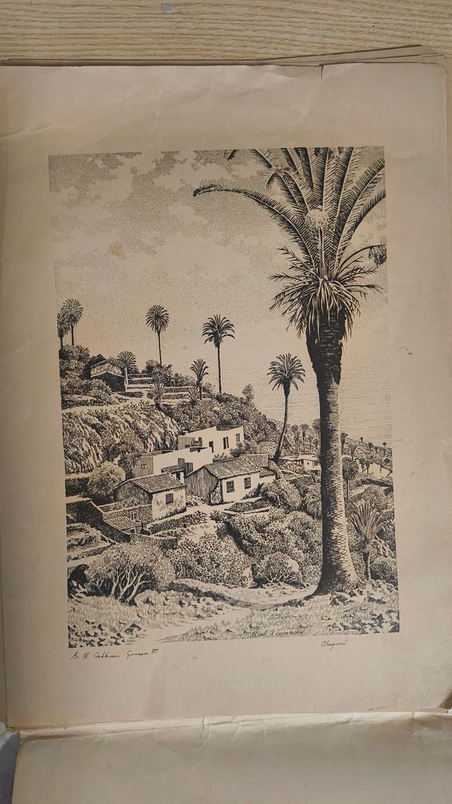 Dibujos de La Gomera por Arthur S. Cockburn
