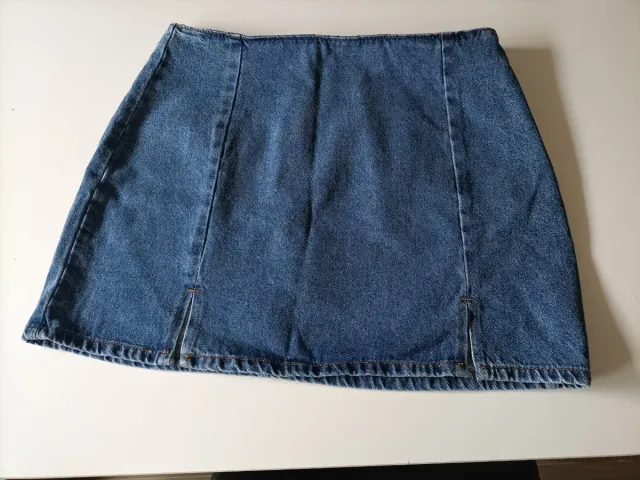 Gonna jeans blu taglia 42