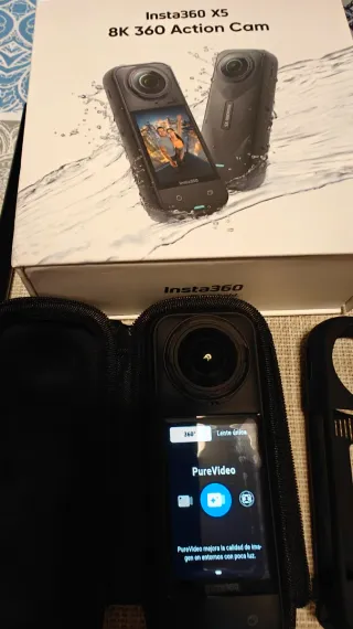 Nuevo Insta360 X5 Cámara de Acción 8K y accesorios