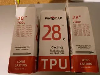 3 Cámaras Carretera Ultraligeras 28 700c