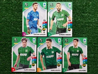5 carte Adrenalyn XL Panini 2025/26 Sassuolo