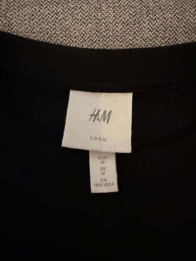 Sudadera H&M Negra Talla M