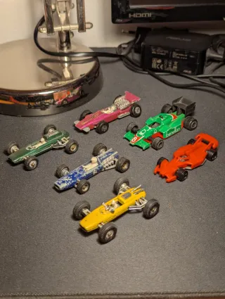 Modellini auto da corsa vintage F1 Formula 1