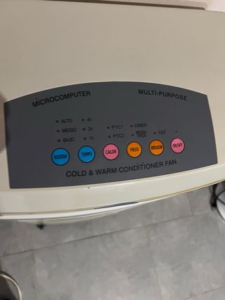 aire acondicionado ,calefactor,beige con ruedas