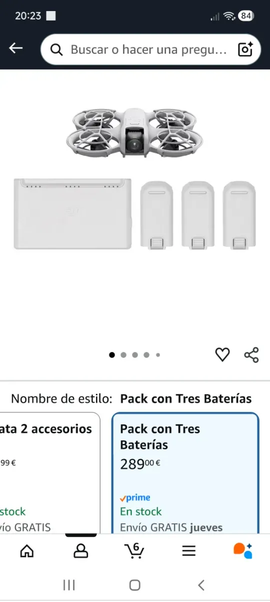 Dron DJI Mini SE + 3 Baterías