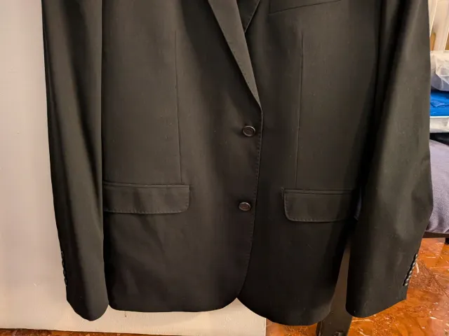 Traje Zara Hombre Negro