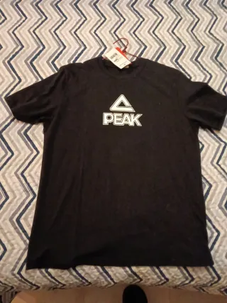 Camiseta Peak Talla XL Negra