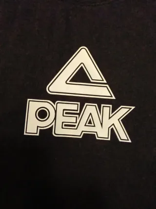 Camiseta Peak Talla XL Negra