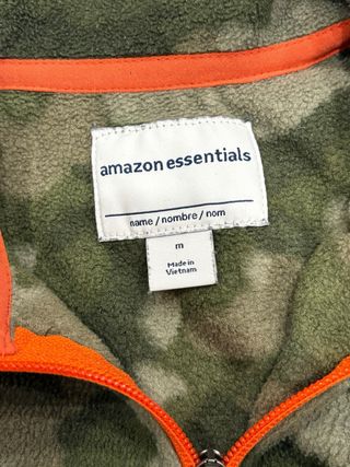 Chaleco polar camuflaje naranja niño VJOR